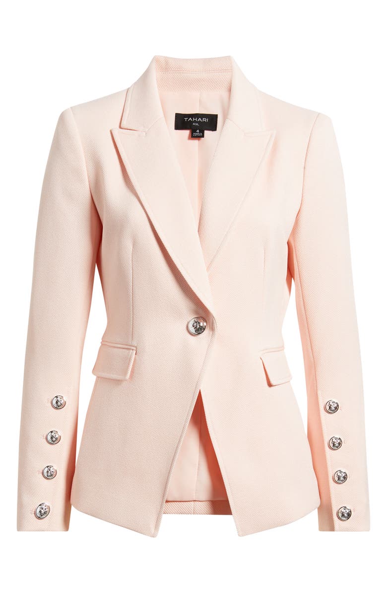 Tahari ASL One-Button Blazer, Main, color,