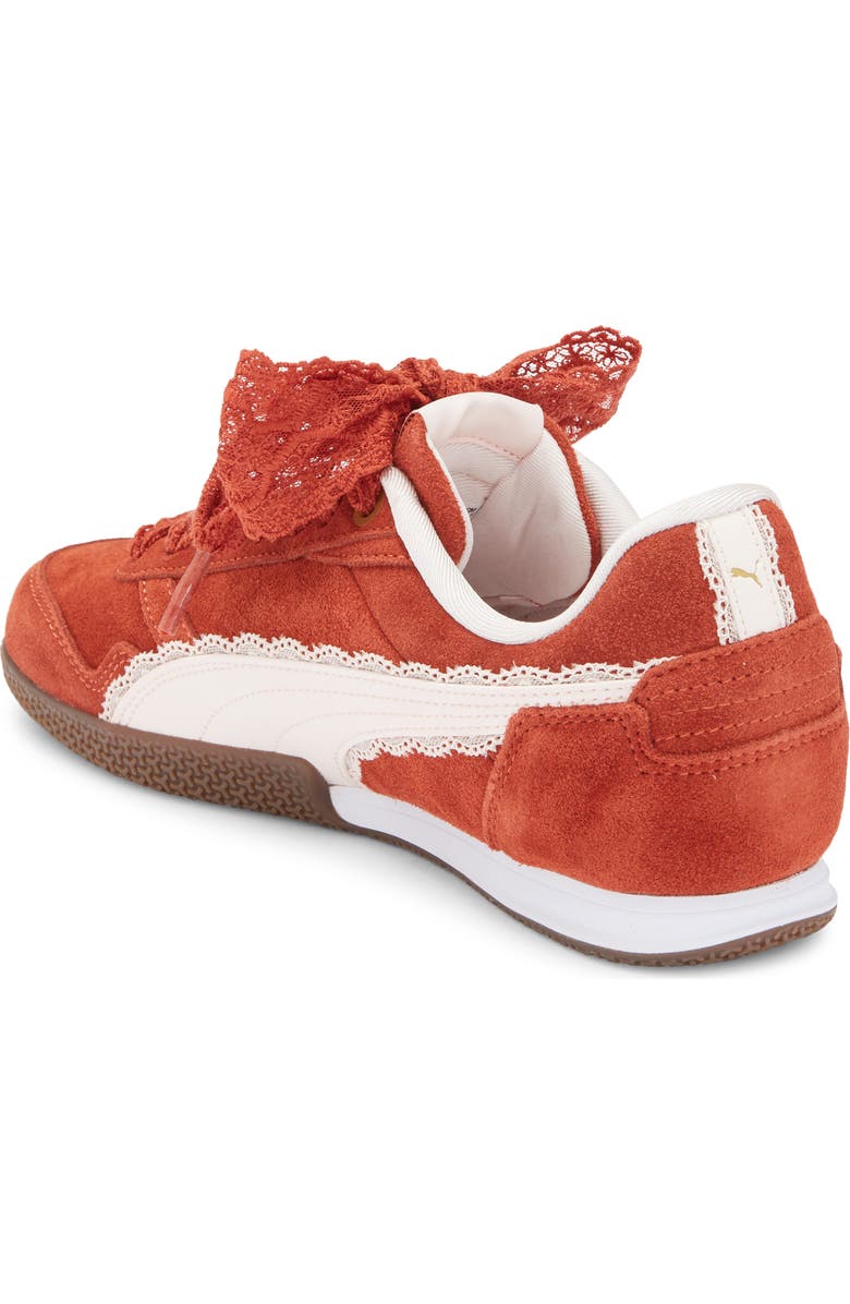 PUMA Bella Donna Romantic Sneaker, Alternate, color, Bordeaux Red/ Jasmine / Gold