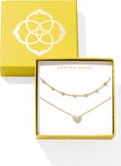 Kendra Scott Ari Haven Heart Set of 2 Necklaces
