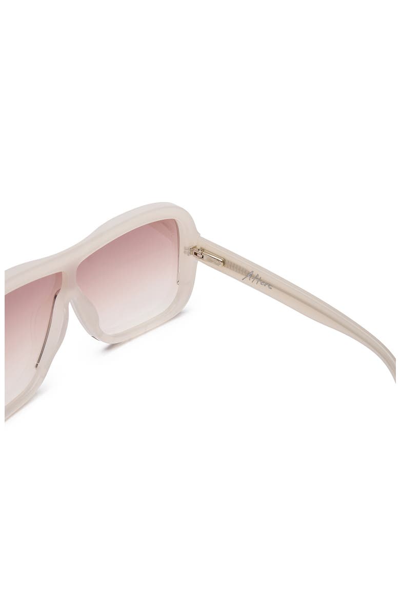 Afters Shield Sunglasses, Alternate, color, AFTERS MILKY CREAM / LIGHT BRO