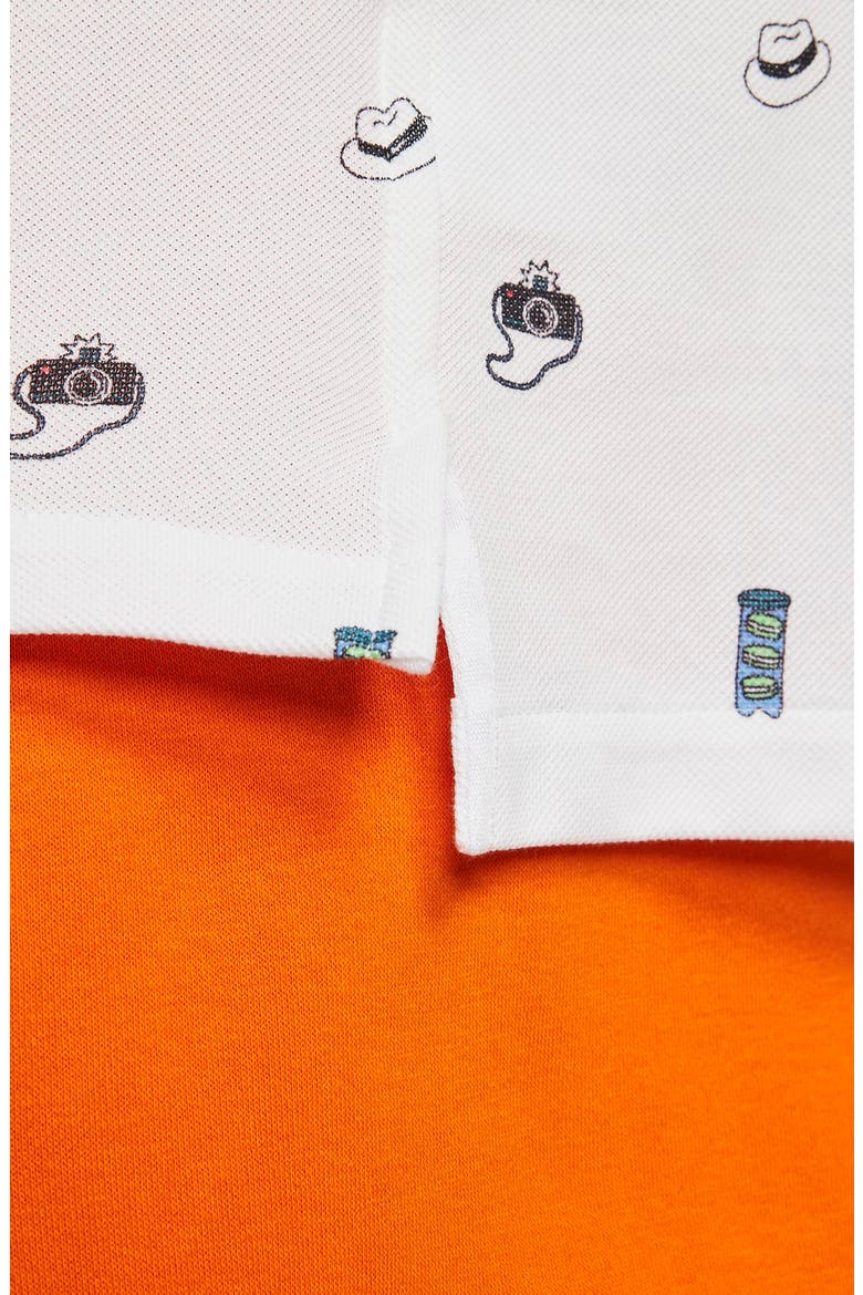 Veneer Standard Polo Shirt, Alternate, color, WHITE