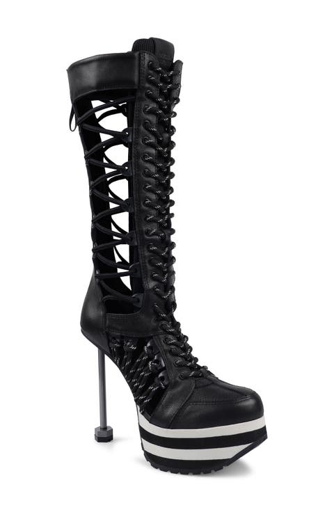 Ripped Platform Boot (Women)