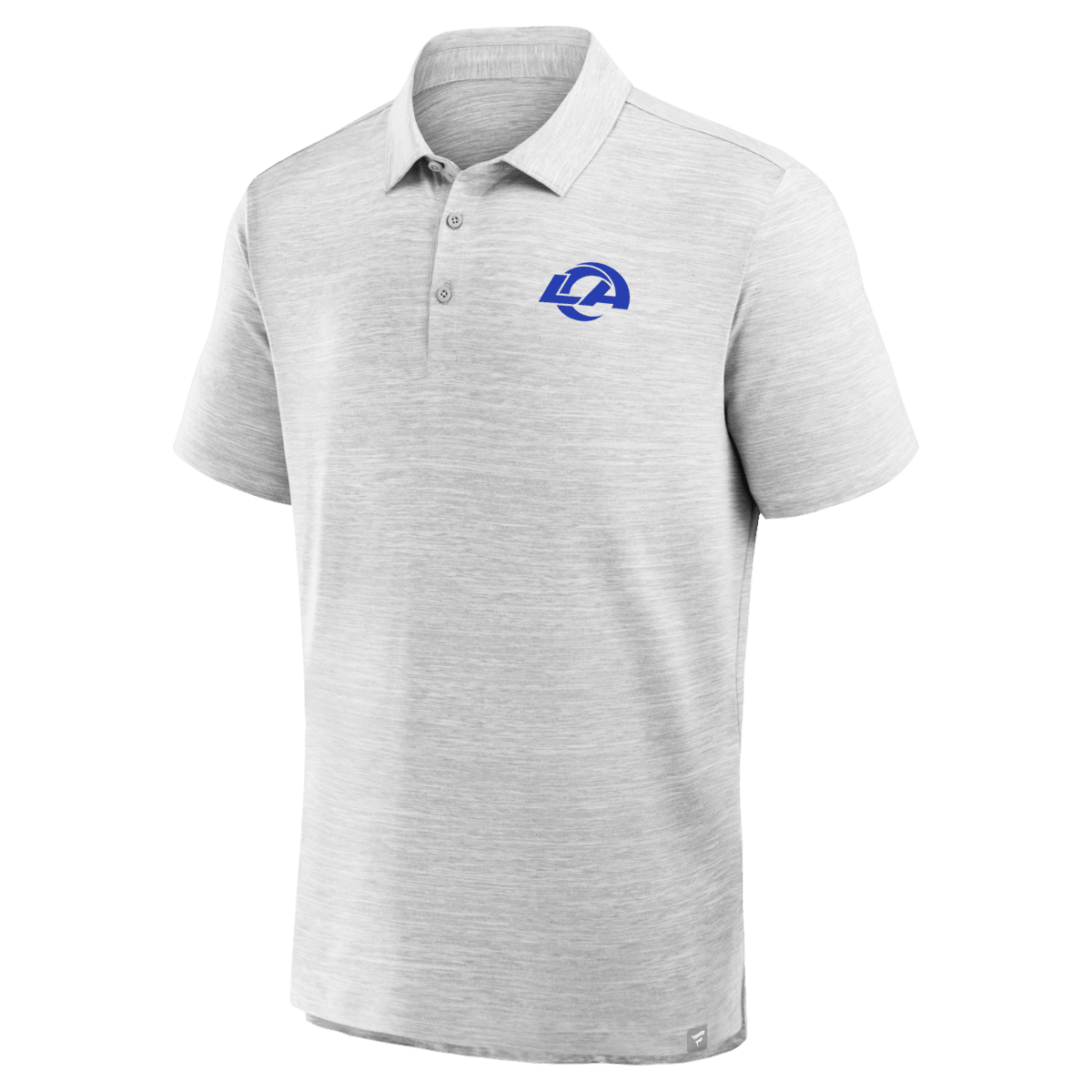 Men's Fanatics Heather Gray Los Angeles Rams Clutch Polo, Alternate, color, Heather Gray