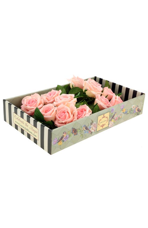 Luscious Garden Rose Natural Touch, Box of 6