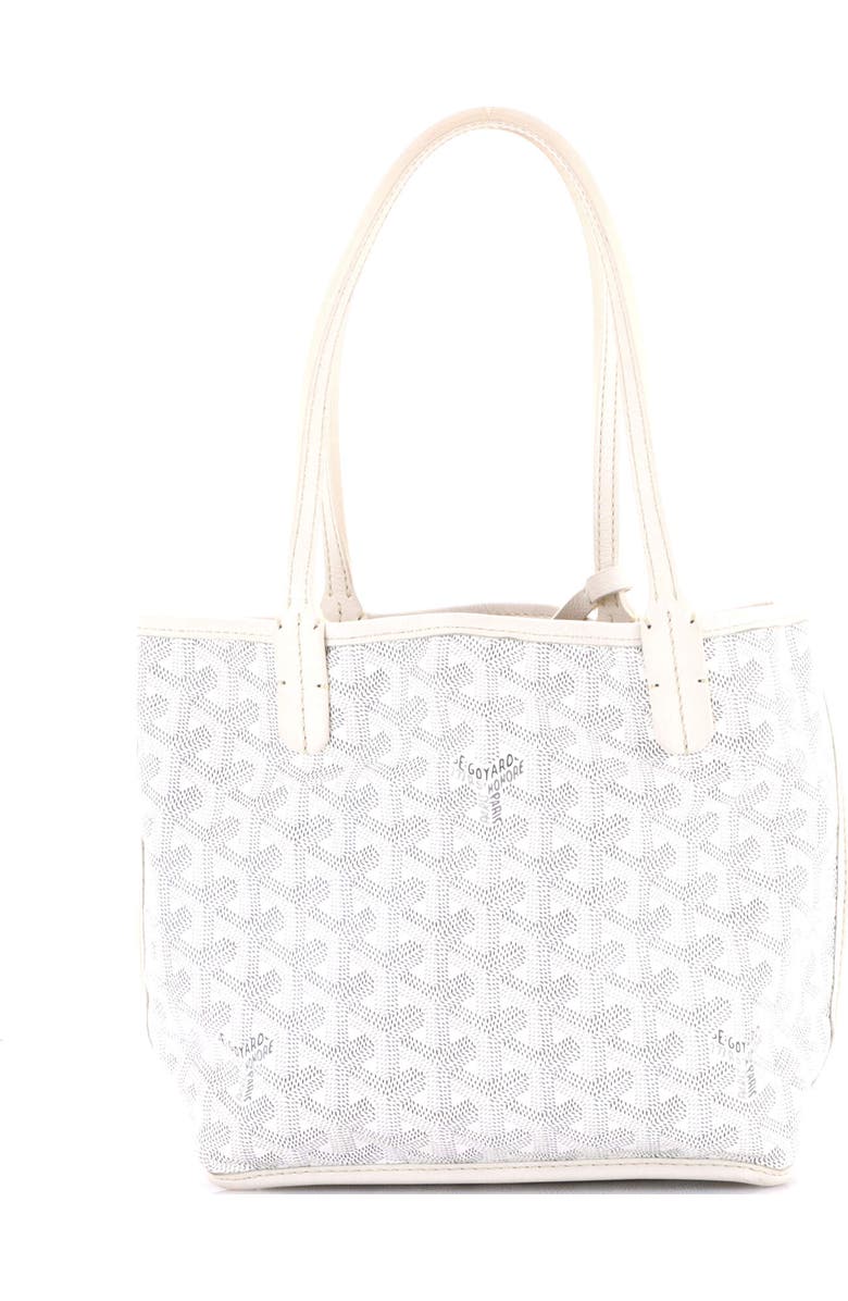 Pre-Owned Goyard Anjou Reversible Tote Coated Canvas Mini, Main, color,