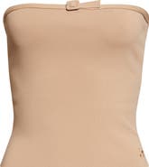 Courrèges Buckle Detail Bustier Knit Top