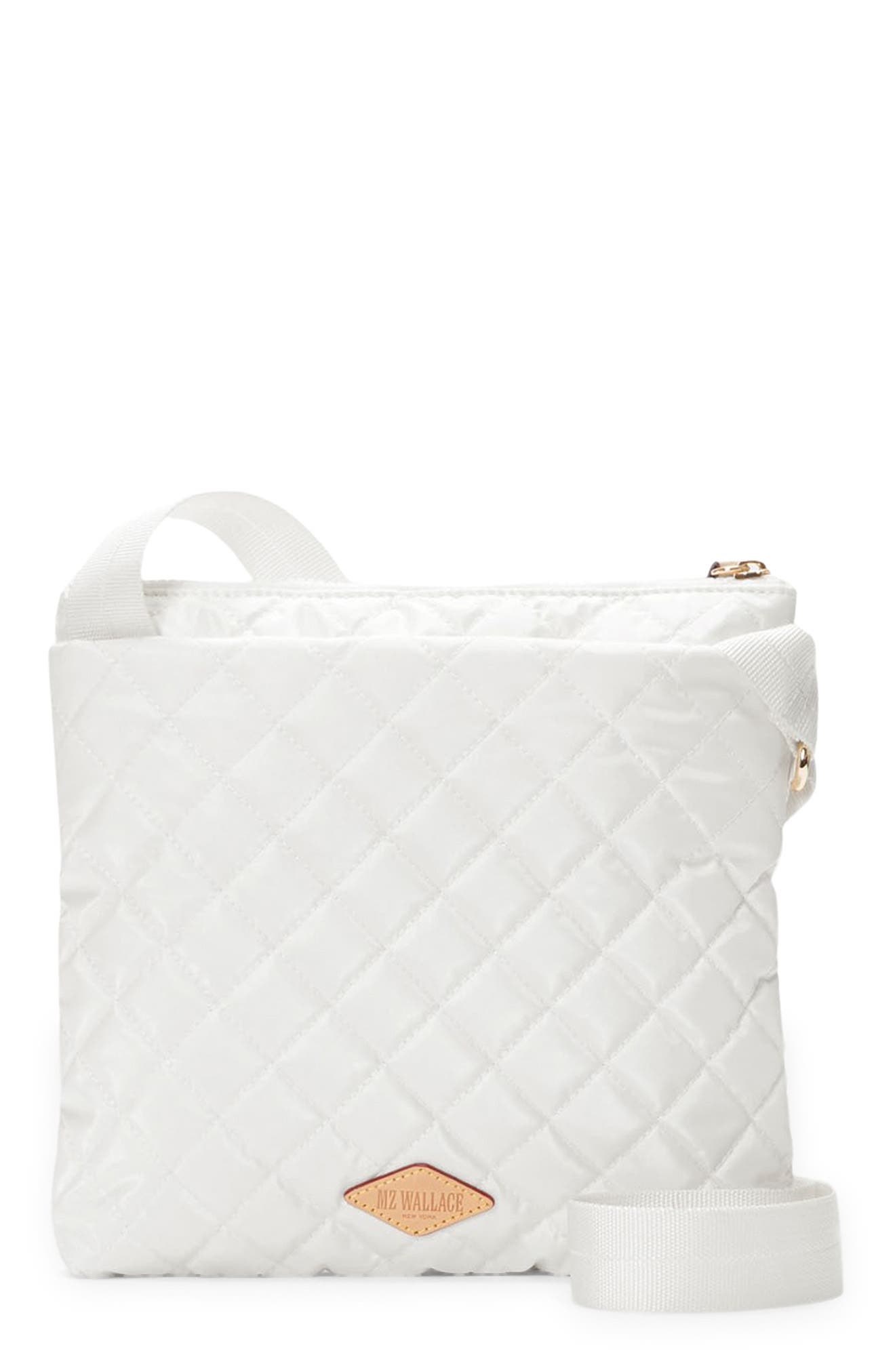 Mz Wallace Metro Scout Small Quilted Zip Crossbody Bag In Black | ModeSens