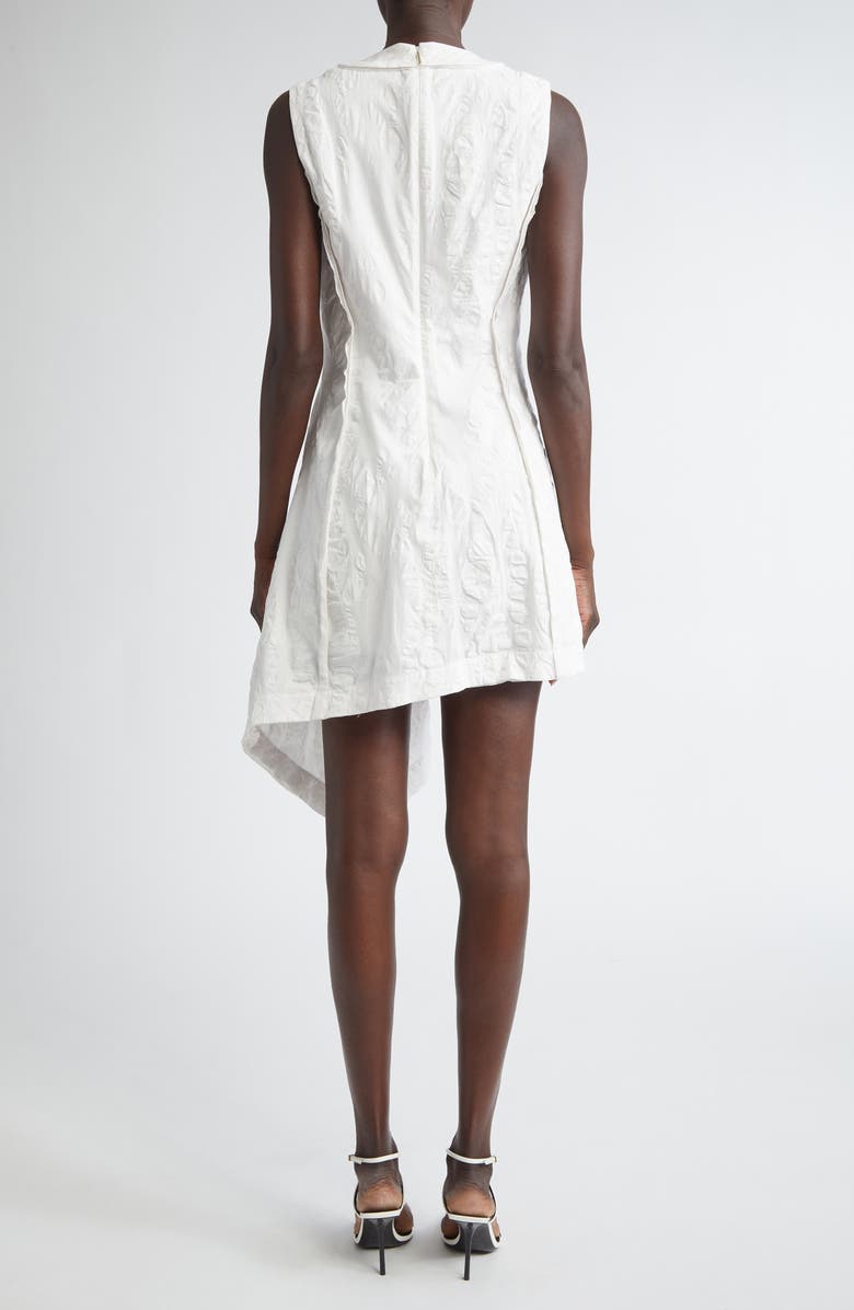 Jason Wu Collection Asymmetric Textured Cotton Minidress, Alternate, color,