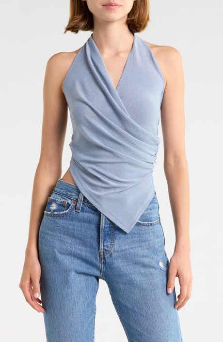 Lillyan Drape Halter Top