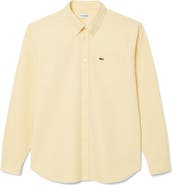 Lacoste Regular Fit Oxford Button-Down Shirt