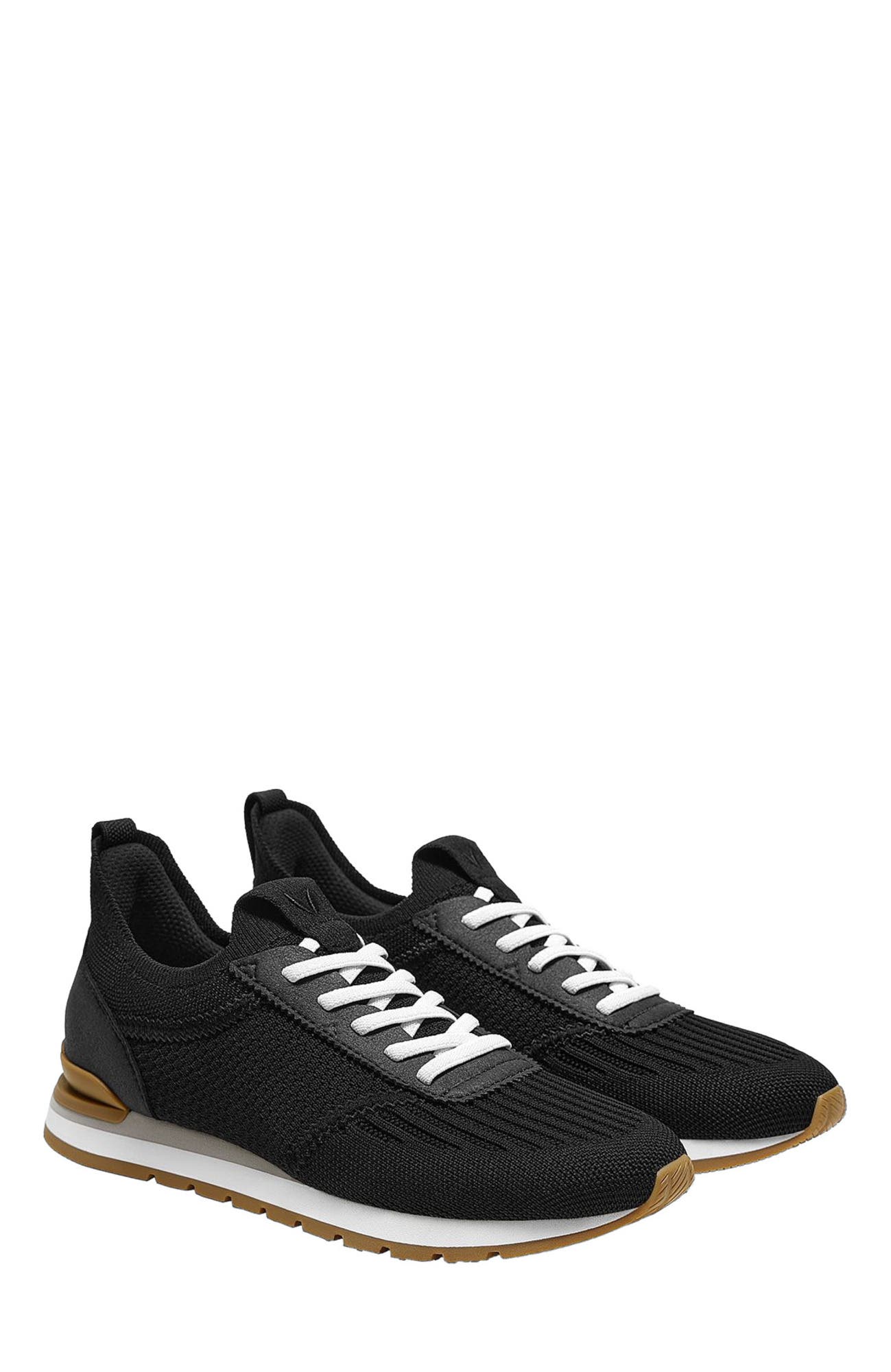 VIVAIA Mix-Texture Slip-On Sneakers, Main, color, Black