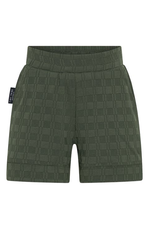 Checkerboard Jacquard Knit Shorts (Baby)