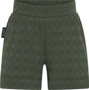 TINY TRIBE Checkerboard Jacquard Knit Shorts