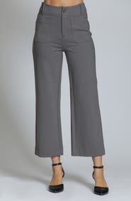 APNY Ponte Wide Leg Crop Pants