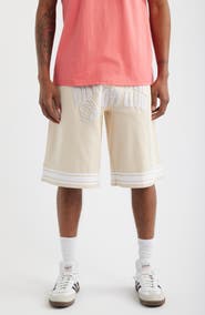 Billionaire Boys Club Curve Logo Cotton Shorts