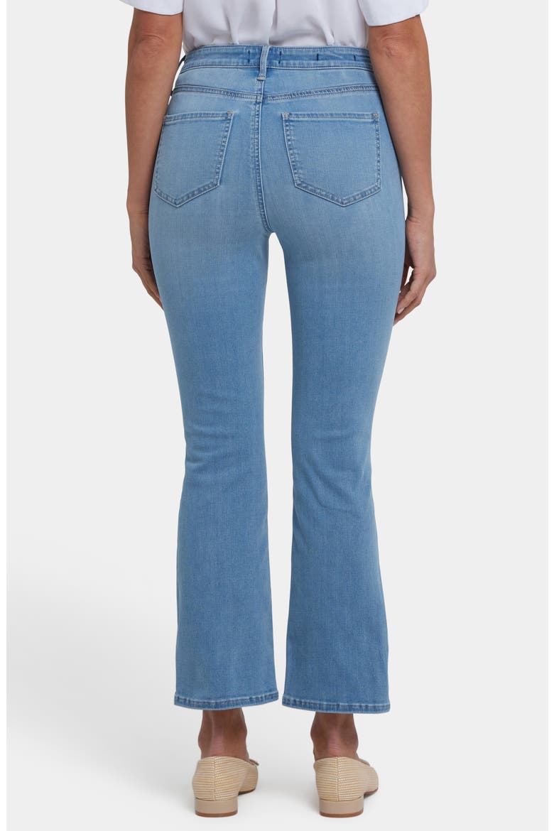 Billie Exposed Button High Waist Ankle Mini Bootcut Jeans, Alternate, color, SALAMANCA SUN
