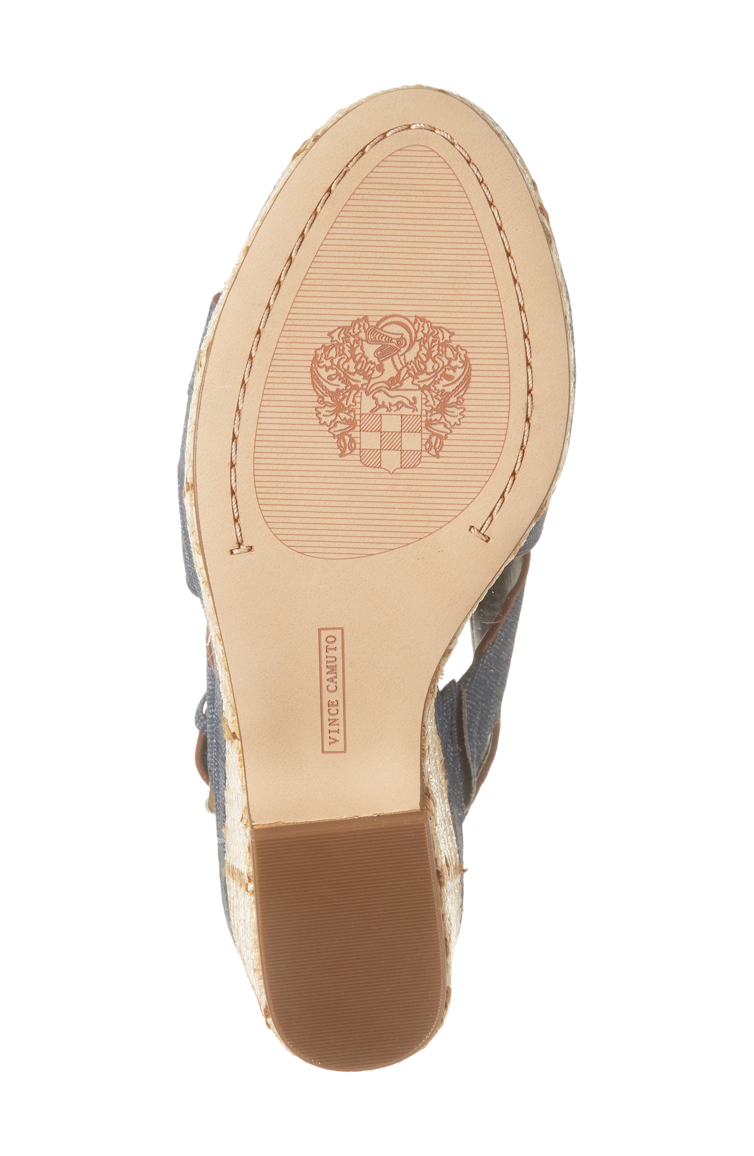 Vince Camuto Diliah Platform Wedge Sandal, Alternate, color, Elemental Blue