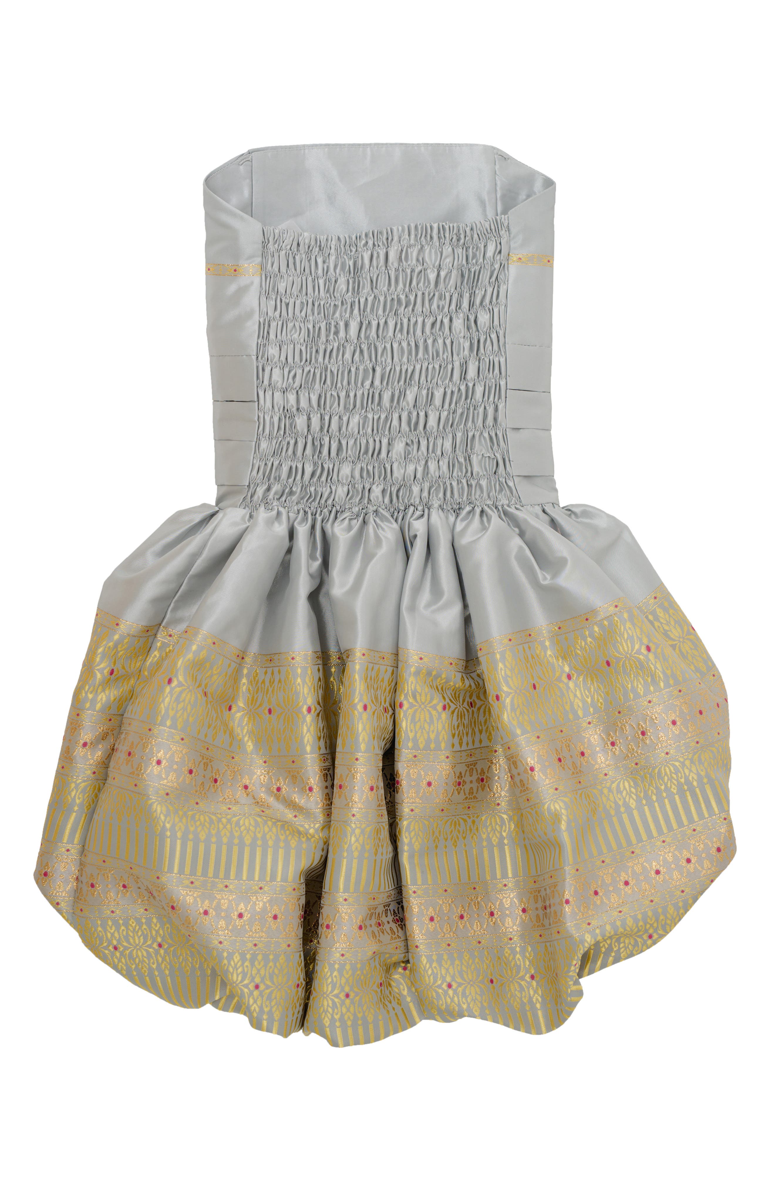 Stella M'Lia Jacquard Bubble Hem Dress | Nordstrom