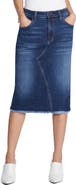 Wash Lab Denim Reveal Denim Midi Skirt