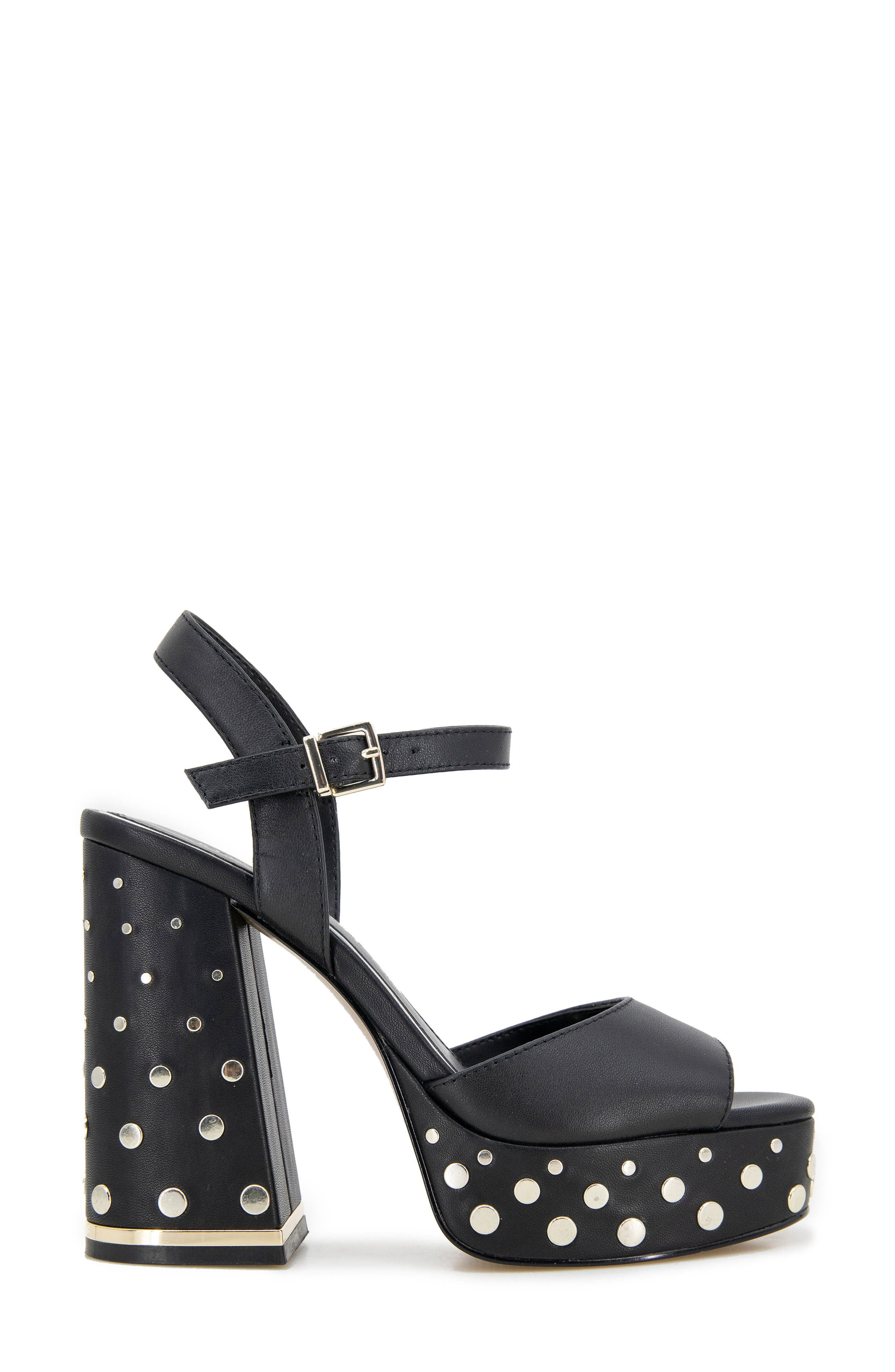 Kenneth Cole New York Dolly Stud Ankle Strap Platform Sandal, Alternate, color, 
