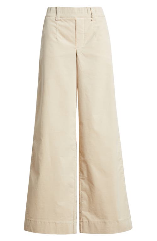 Wit & Wisdom 'Ab'Solution Skyrise Pull-On Wide Leg Twill Pants in Stone 