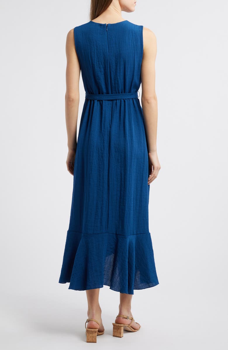 Sam Edelman Sleeveless Faux Wrap Dress, Alternate, color, Chambre