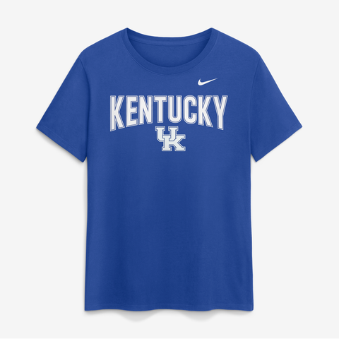 Women's Nike Royal Kentucky Wildcats Arch Logo T-Shirt