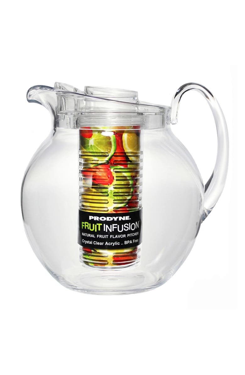 PRODYNE Big Fruit Infusion Pitcher, 3.5 Quarts, Alternate, color, Clear