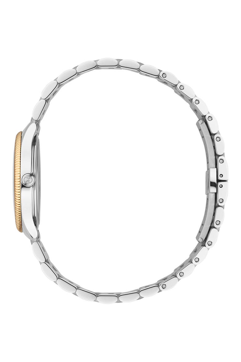 G-Timeless Diamond Slim Bracelet Watch, 29mm, Alternate, color, SILVER/ ROSE GOLD