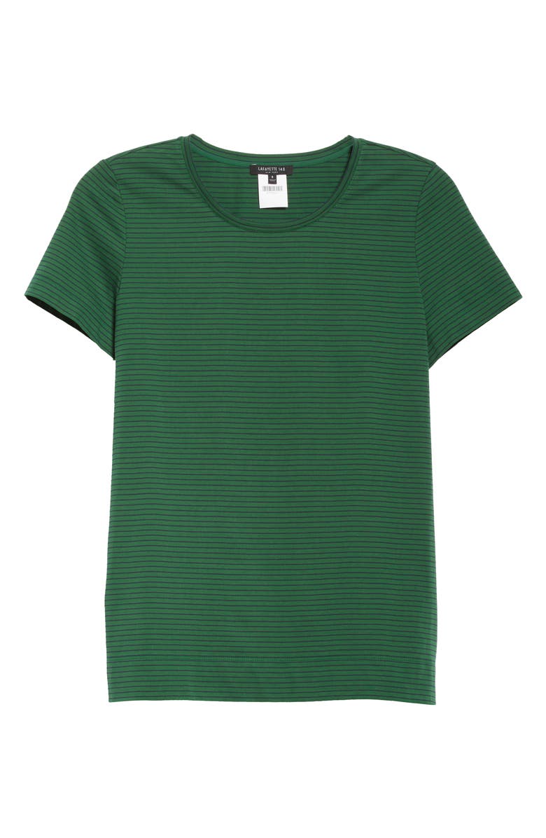 Lafayette 148 New York The Modern Stripe T-Shirt, Alternate, color, 