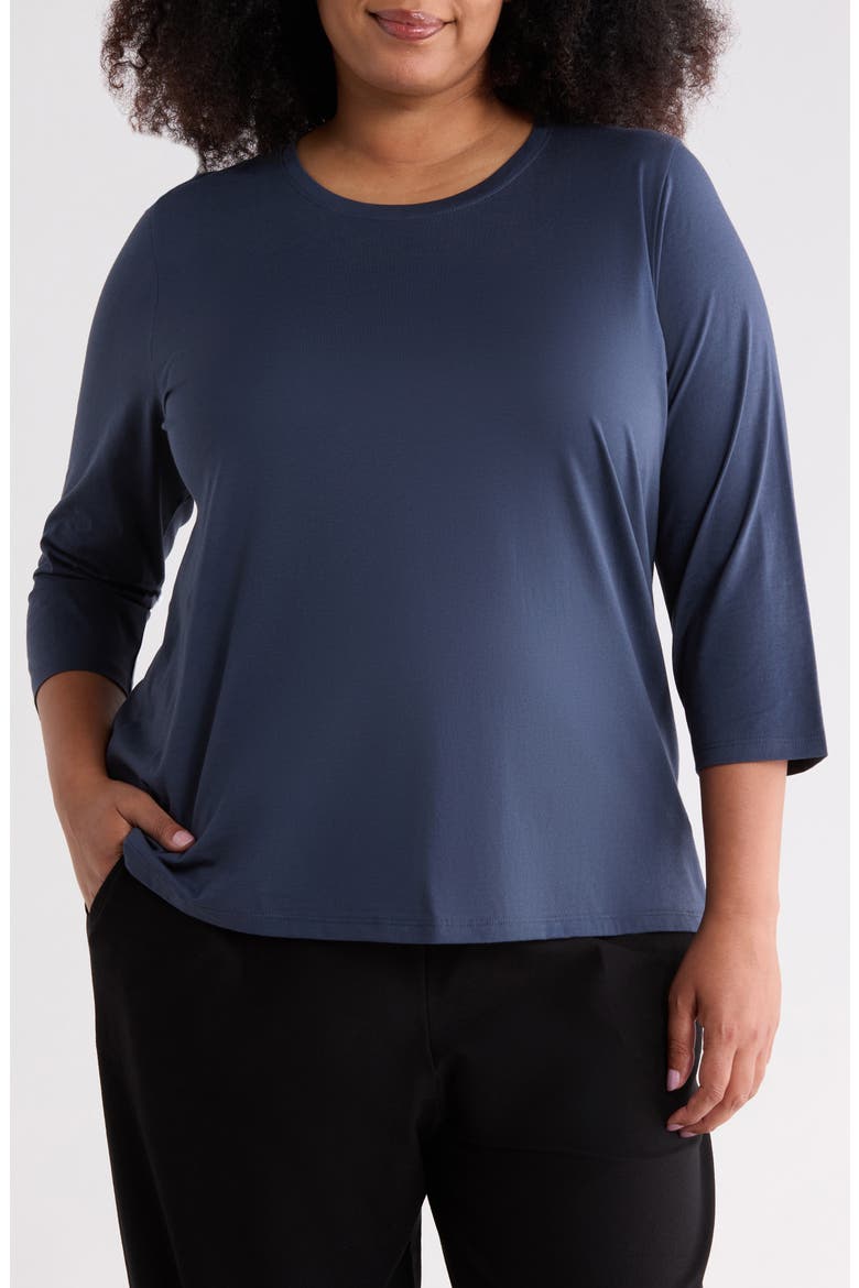 Organic Cotton Top, Main, color, MARITIME