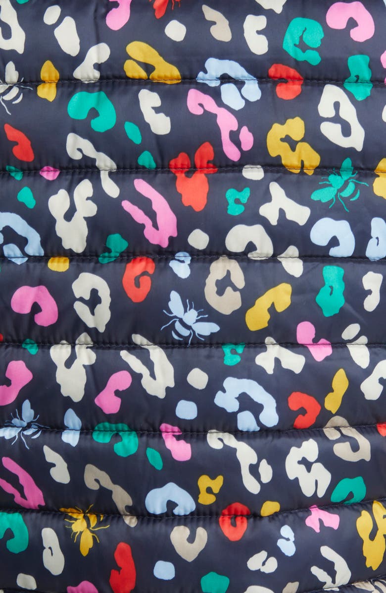 Joules Women's Animal Print Water Resistant Puffer Vest, Alternate, color,