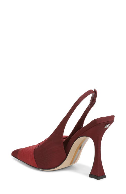 Sam Edelman Onia Pointed Toe Slingback Pump In Red