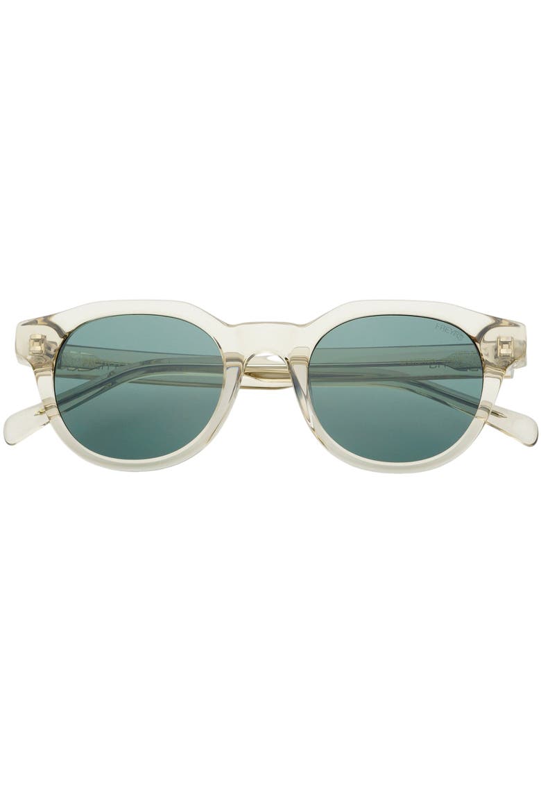 Cameron Round Sunglasses, Main, color, Crystal Gray