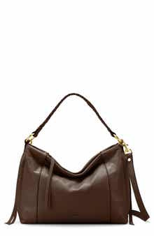 Laila Convertible Leather Shoulder Bag