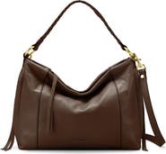 AIMEE Laila Convertible Leather Shoulder Bag