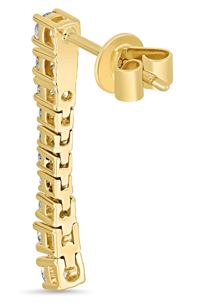 18K Gold Audrey Diamond Drop Stud Earrings, Alternate, color, 18K YELLOW GOLD