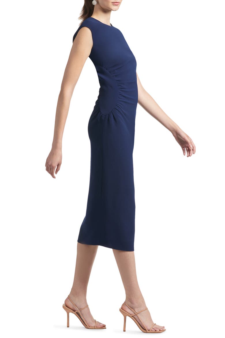 Diana Crepe Sheath Dress, Alternate, color, MIDNIGHT