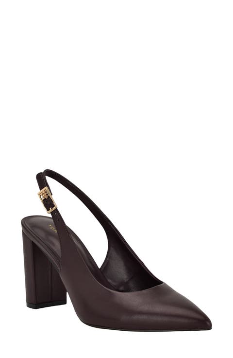 Azalee Block Heel Slingback Pump (Women)
