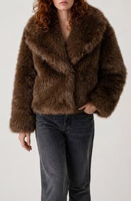 Noize Mandie Faux Fur Coat