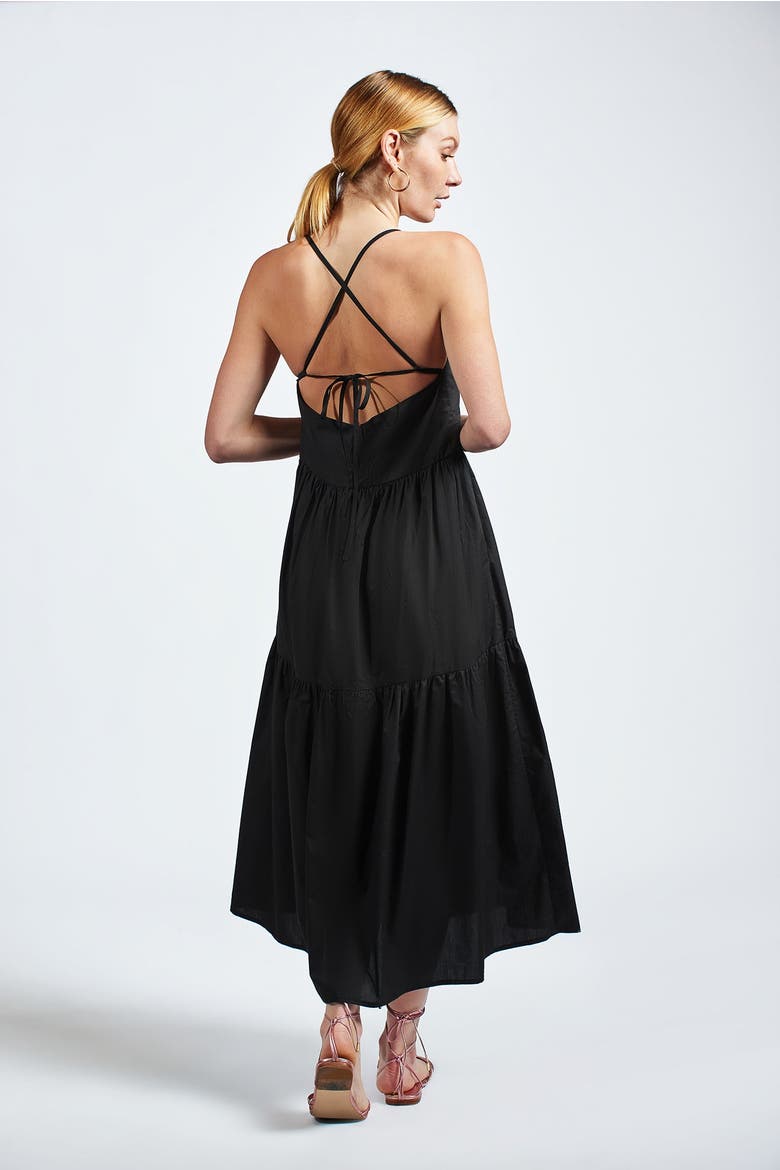 The Leora Dress, Alternate, color, Black