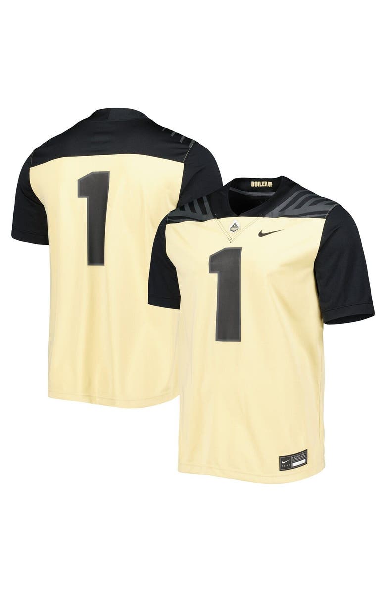 Nike Men's Nike #1 Gold Purdue Boilermakers Untouchable Football Jersey, Main, color, Gold