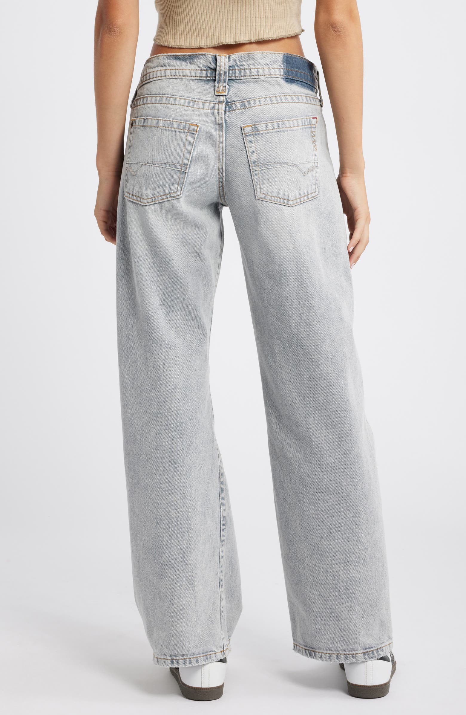 BDG Urban Outfitters Kayla Low Rider Wide Leg Jeans | Nordstromrack