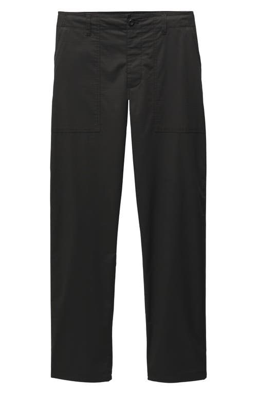 Prana Palisades Cotton Blend Ripstop Field Pants In Dark Iron