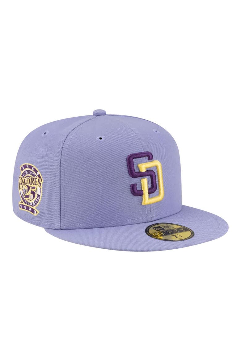Men's New Era Light Purple San Diego Padres Lavender Bloom 59FIFTY Fitted Hat, Main, color, Light Purple