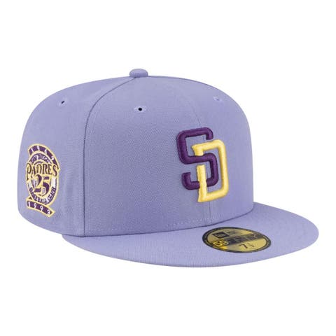 Men's New Era Light Purple San Diego Padres Lavender Bloom 59FIFTY Fitted Hat