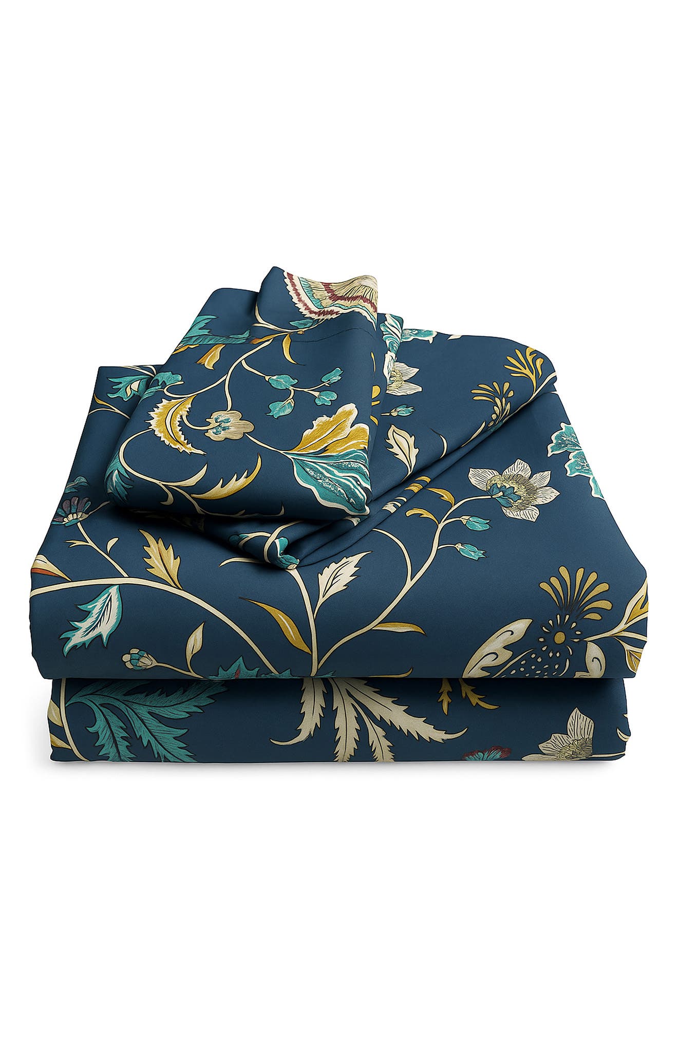 AZORES HOME 300 Thread Count Organic Cotton Sateen Sheet Set