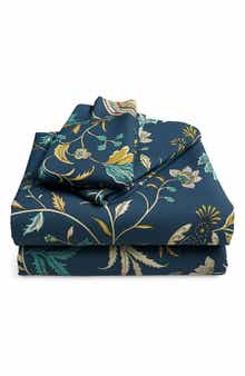 AZORES HOME 300 Thread Count Organic Cotton Sateen Sheet Set