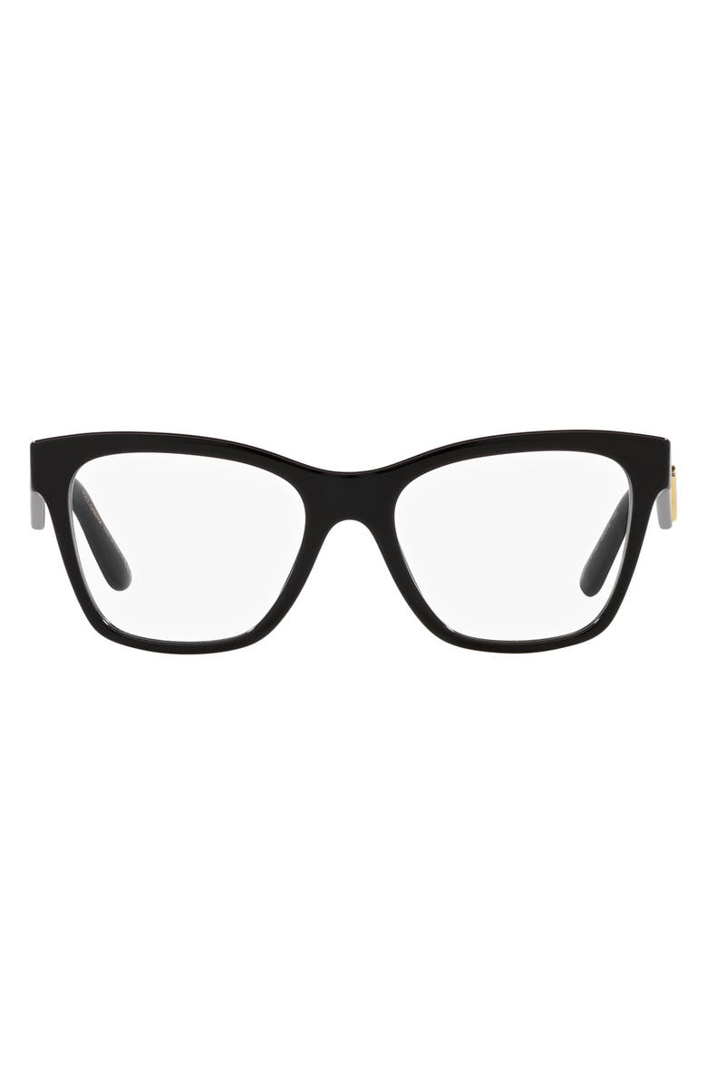 Dolce&Gabbana 53mm Square Optical Glasses, Main, color, 