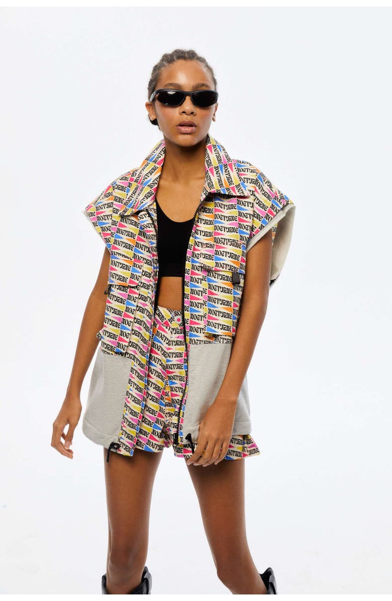 Nocturne Printed Oversized Jacket, Main, color, 